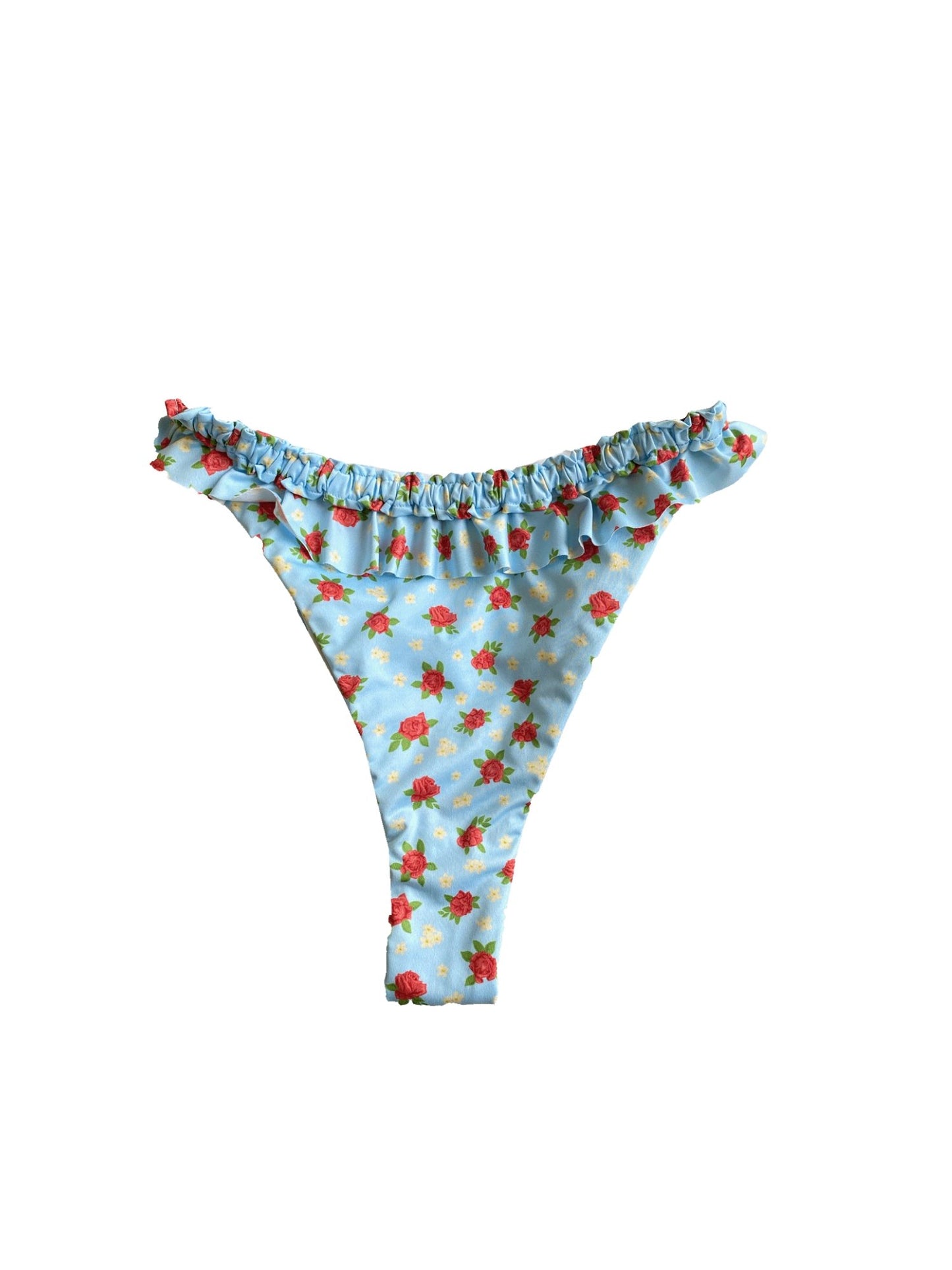 Monet's gardens Bikini bottom baby blue - Blanche Olia